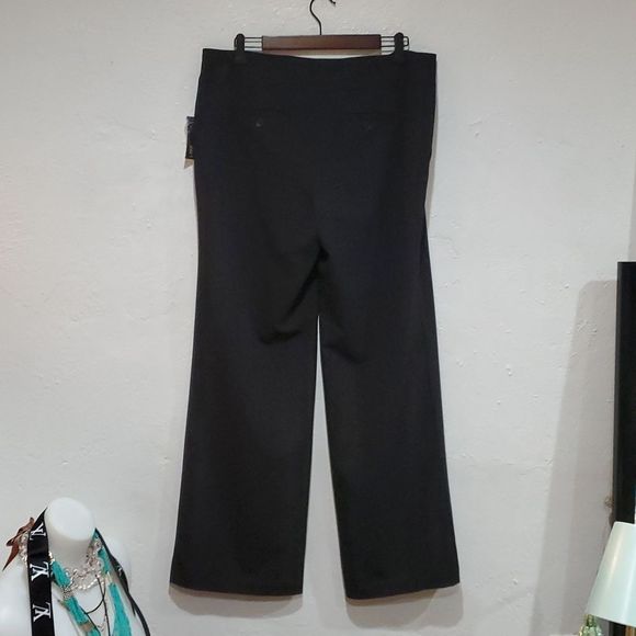 INC Black Straight Leg Pants Size 14 - Picture 4 of 10
